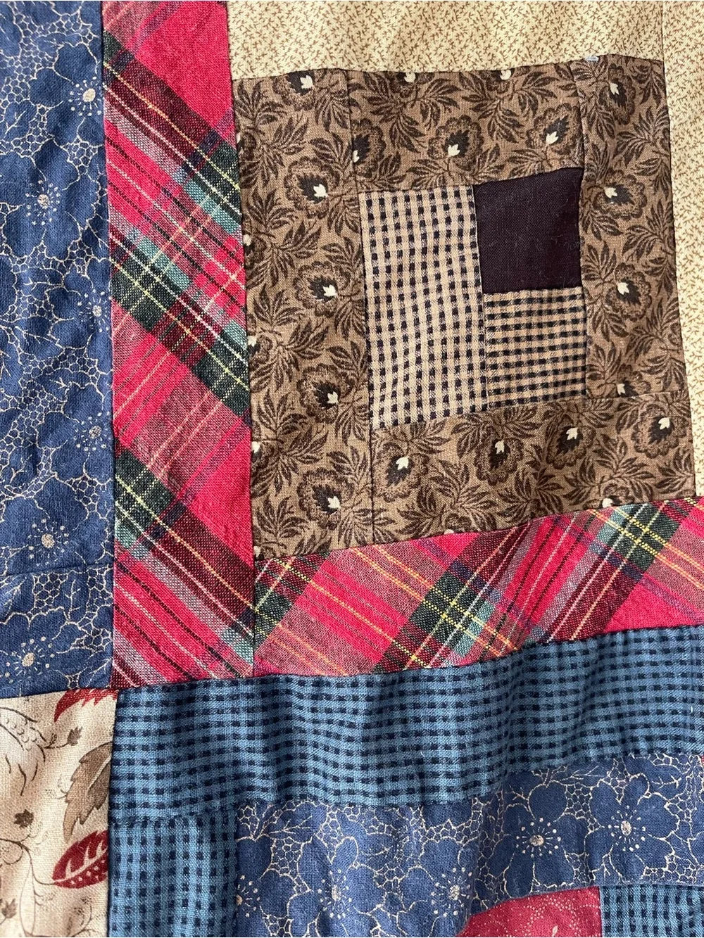 Double D Ranch Wear Patchwork Quilt Vest 100% Cotton Western Size Large - Picture 9 of 9